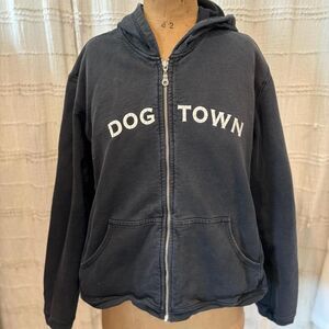 American-vintage Men's Black and Navy Hoodie